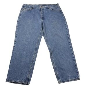 Carhartt Jeans Men's @37"x27.5" Blue Relaxed Fit Straight Leg‎ Cat 2 Work Wear